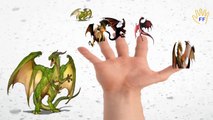 Dragon Finger Family Children Nursery Rhymes | Dragon Cartoon Finger Family Rhymes For Children
