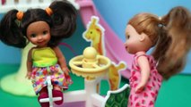 Frozen Kids Barbie Kelly Playground Park Krista, Felicia, Elsa, Peppa Pig, Spiderman DisneyCarToys