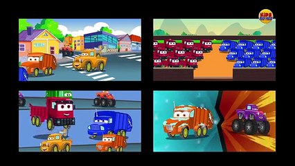 trucks everywhere | car songs and rhymes | cartoon cars