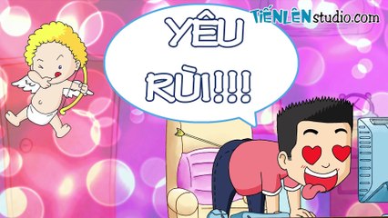 Clip hoạt hình đám cưới chi bi 2d - hay và hài hước xem cười đau cả bụng