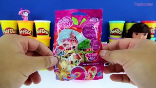 GIANT DORA THE EXPLORER Surprise Egg Play Doh - Nick Jr Toys MLP Frozen Shopkins Unicorno