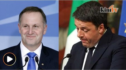 Dua PM negara letak jawatan