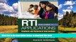 Buy NOW Matthew K. Burns RTI Applications, Volume 1: Academic and Behavioral Interventions