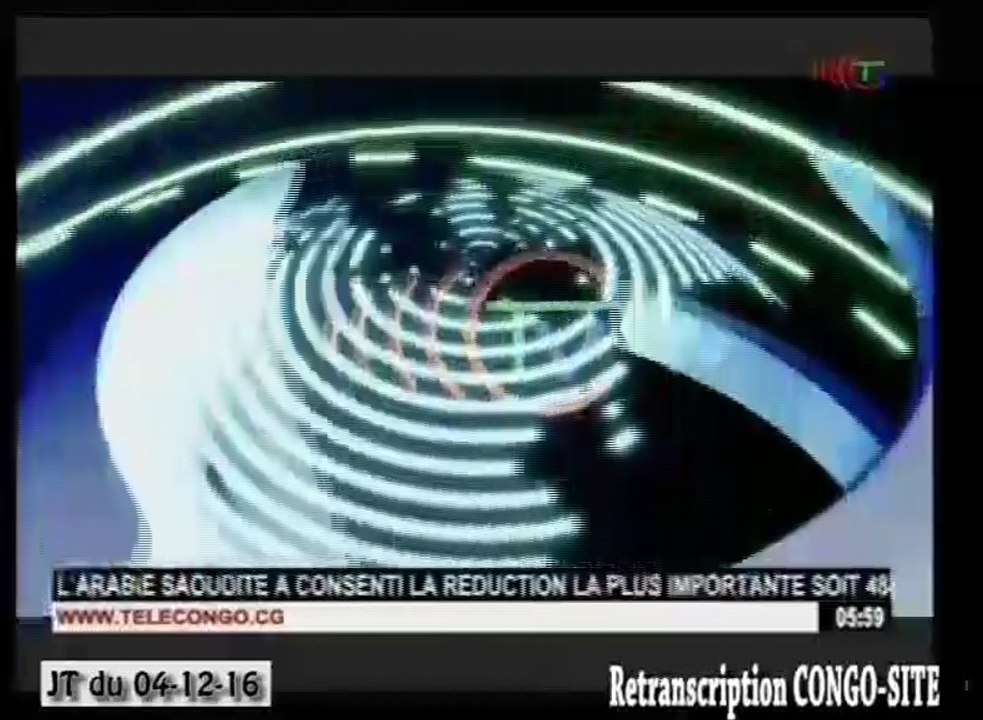 Journal de 20h TVCongo du Dimanche 04 décembre 2016 -By Congo-Site