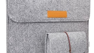 Inatecks neue 12 Zoll Macbook Retina Schützhülle, Sleeve Tasche, Klettverschluss, Verschluss mit Klettband, Grau