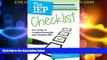 Best Price The IEP Checklist: Your Guide to Creating Meaningful and Compliant IEPs Dr. Kathleen G.