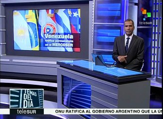 Bolivia apoya a Venezuela en activar el diálogo en el Mercosur