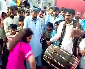 dhol dance for girl multan