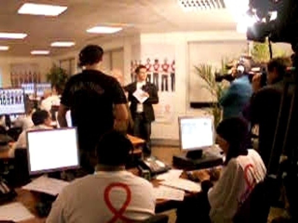 Yoann présentation Sidaction 2007