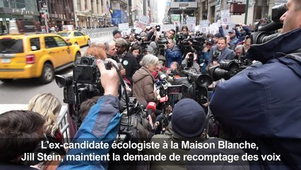 USA: Jill Stein maintient la demande de recomptage des voix