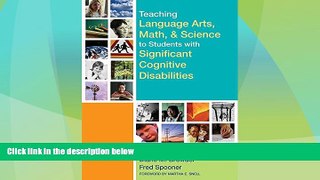 Best Price Teaching Language Arts, Math, and Science to Students with Significant Cognitive