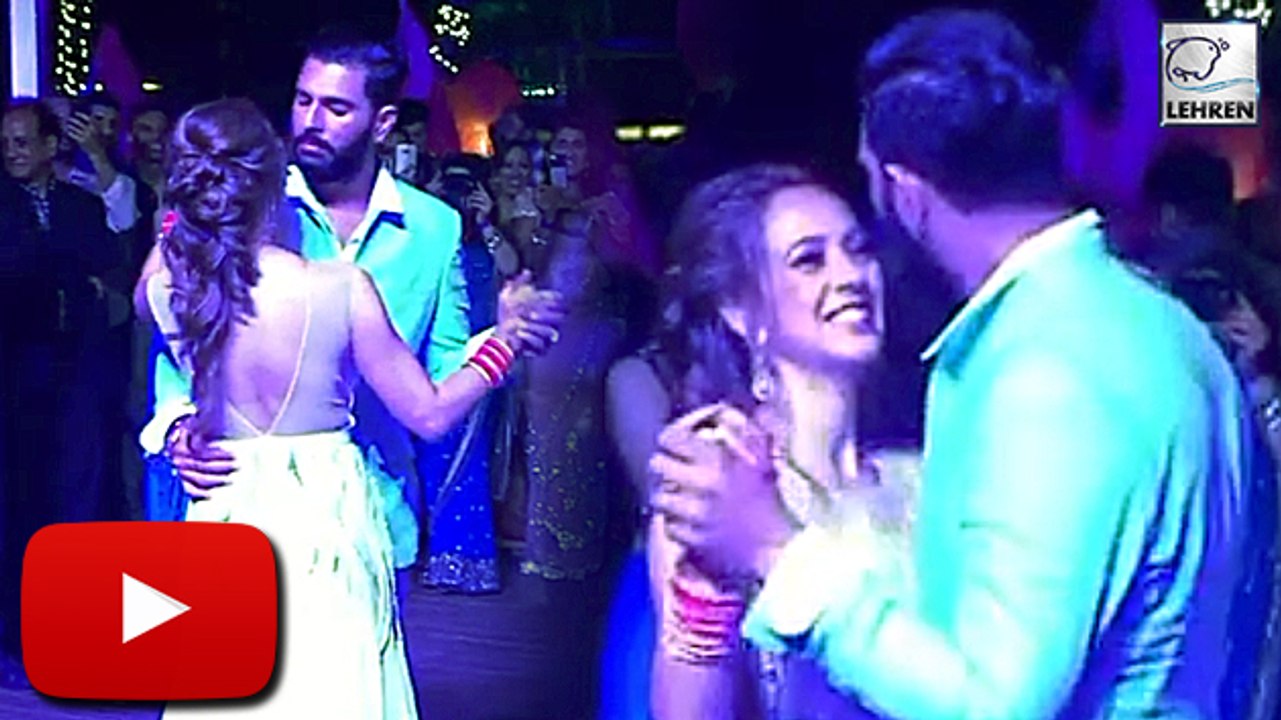 Yuvraj Singh And Hazel Keech's Romantic Wedding Dance at Goa Beach