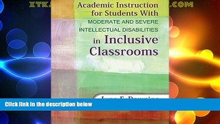 Best Price Academic Instruction for Students With Moderate and Severe Intellectual Disabilities in