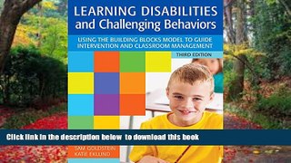 Buy Nancy Mather Ph.D. Learning Disabilities and Challenging Behaviors: Using the Building Blocks