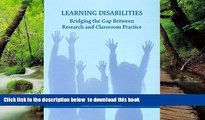 Audiobook Learning Disabilities: Bridging the Gap Between Research and Classroom Practice Barry E.