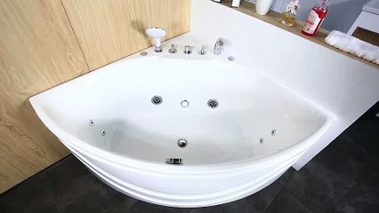 Corner Bathtub With Motor SB-7518