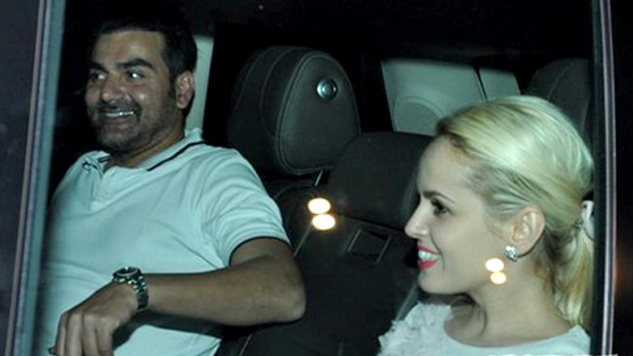 SPOTTED  Arbaaz Khan With His New Mystery Blonde On Dinner Date