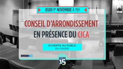 CA CICA du 15e Arrondissement du Jeudi 1 Décembre 2016