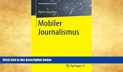 Tải video: Buy  Mobiler Journalismus (Journalistische Praxis) (German Edition) BjÃ¶rn Staschen  Book