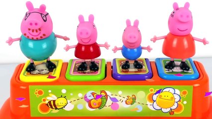 PEPPA PIG POP UP TOYS SURPRISES BRINQUEDOS SURPRESAS OVOS SURPRESAS FAMILIA PEPPA PIG PORTUGUES