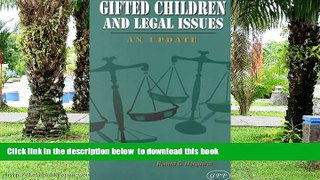 Pre Order Gifted Children and Legal Issues: An Update Frances A. Karnes Full Ebook