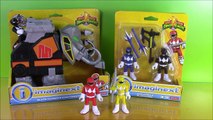 Imaginext Mighty Morphin Power Rangers Yellow Red Blue Black Rangers Mastadon Zord Toys
