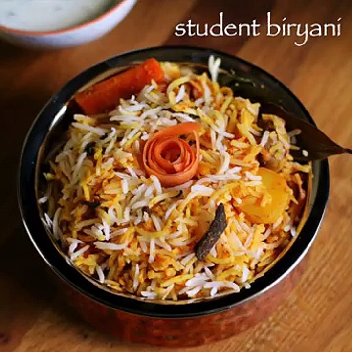 veg biryani recipe _ student biryani recipe _ veg student biryani recipe