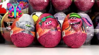 Trolls en español 2016 3 huevos sorpresa de la pelicula Trolls 2016 con juguetes sorpresa