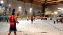 LB vs BEL 1:2 Koelkoren:Van Valle 21-14 17-21 16-14