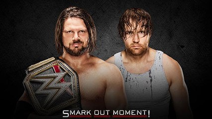 aj styles vs dean ambrose