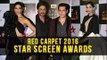 Deepika Padukone, Salman Khan, Shah Rukh, Sonam Kapoor At Star Screen Awards 2016 Red Carpet