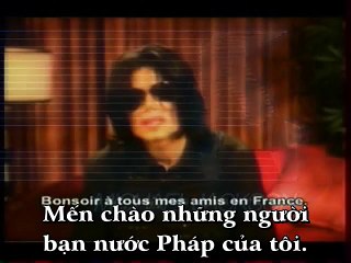 [Vietsub] Michael Jackson cảm ơn FAN tại Pháp (2008)