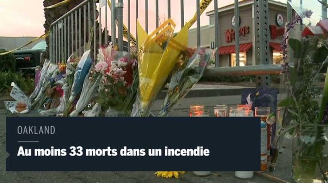 Oakland : l’incendie dans un collectif d’artistes fait au moins 33 morts