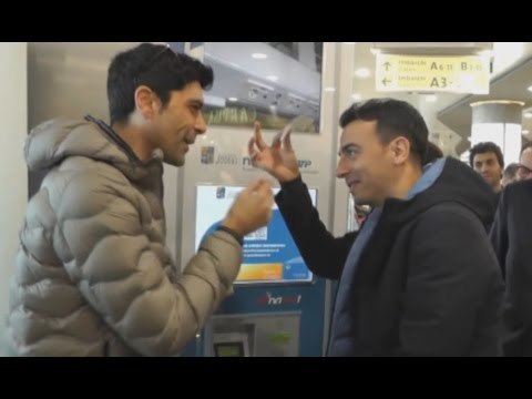 Napoli - Donamat per il Santobono all'aeroporto di Capodichino (01.12.16)