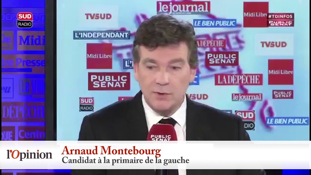 Arnaud Montebourg : « nous aurons une discussion projet contre projet »