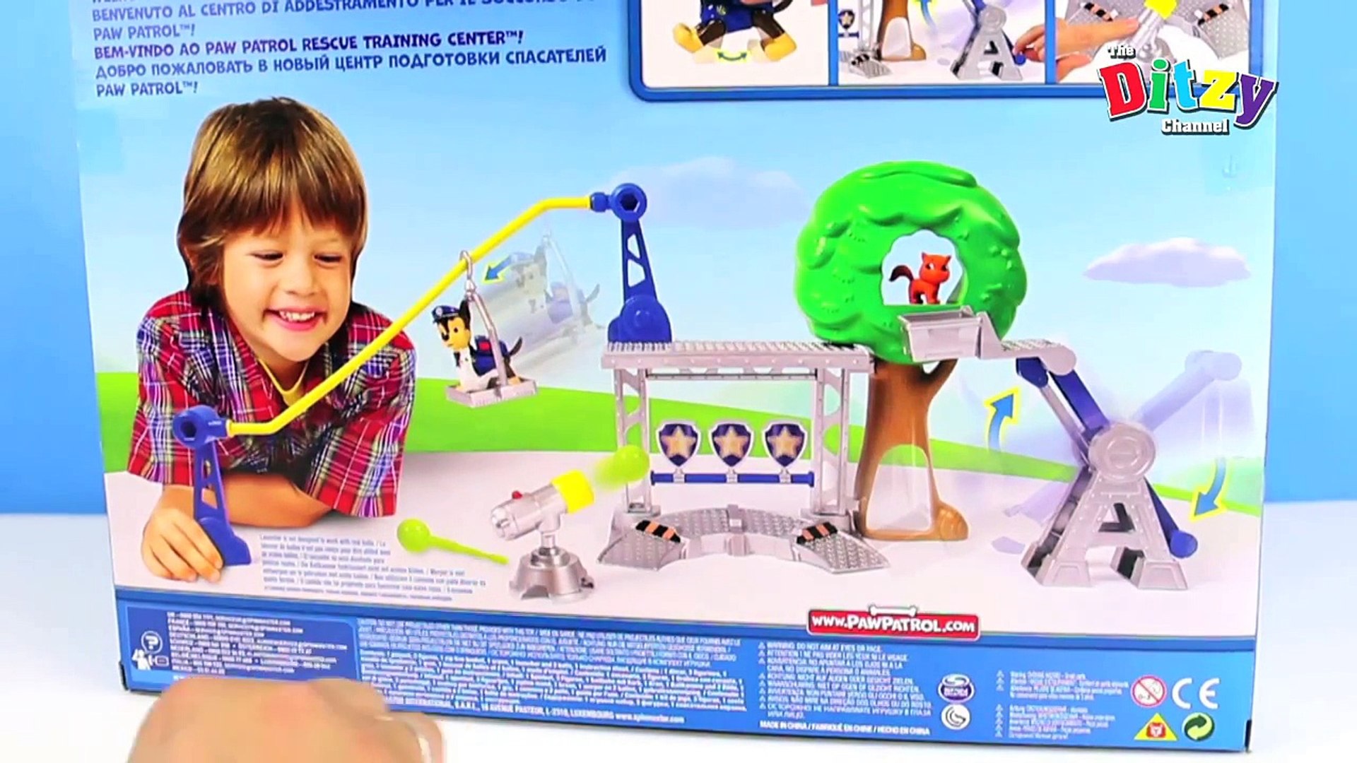 paw patrol rescue training centre playset