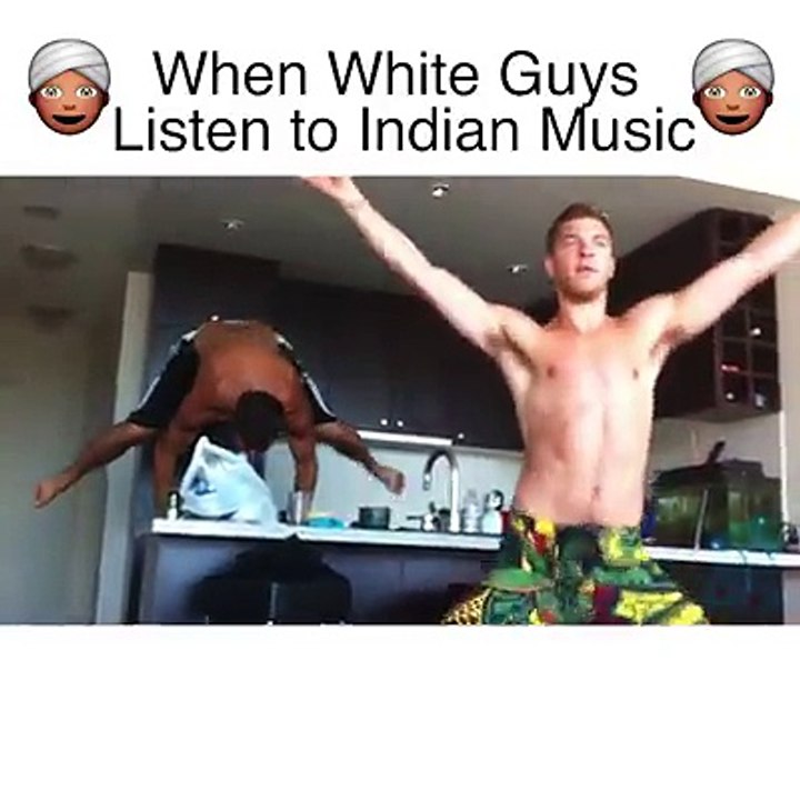 Funny Videos - what happens when white people listen to indian song Must watch