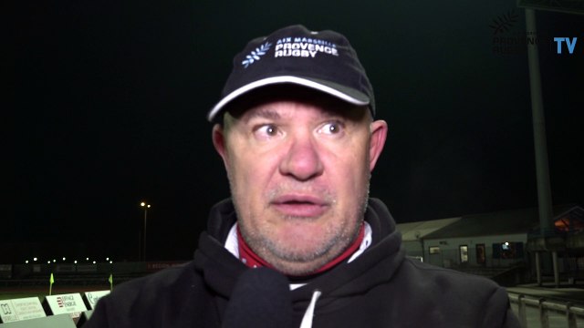 Marc Delpoux après Tarbes / Provence Rugby