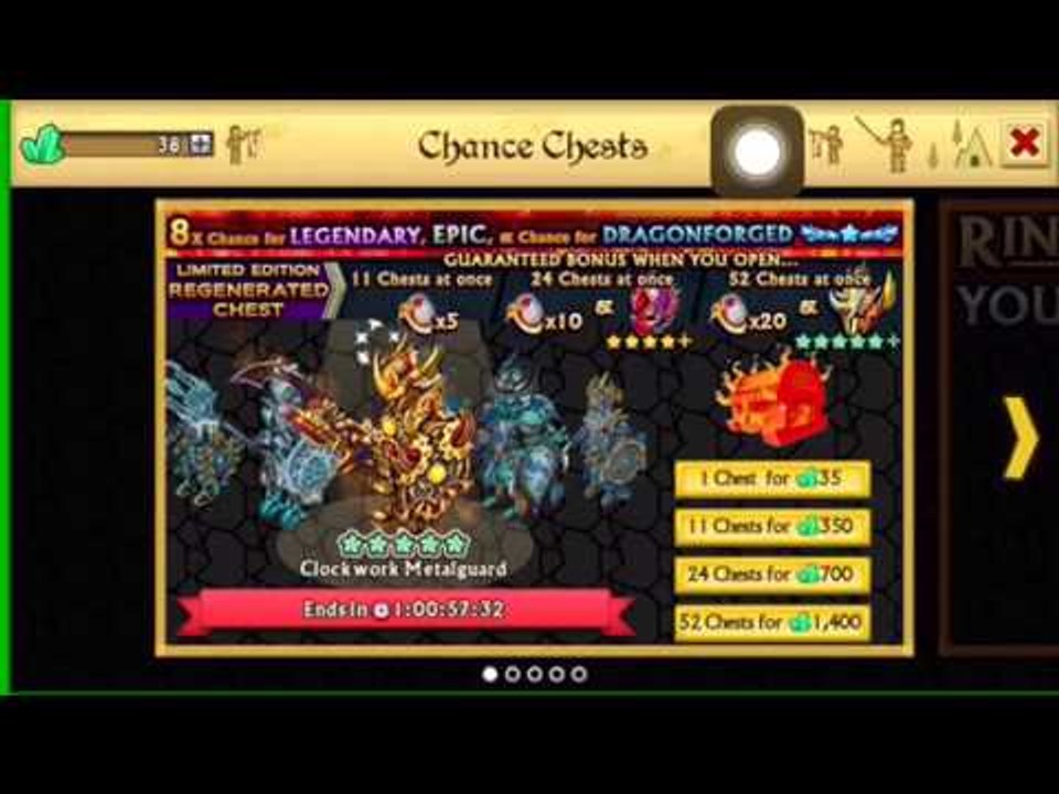 No way one chance at a dragonforged