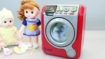 Mundial de Juguetes & Washing machine & Baby Doll Pee Diaper Change Clothes Toys