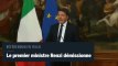 Référendum en Italie : le Premier ministre Renzi démissionne