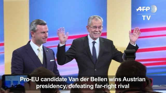 Pro-EU candidate Van der Bellen wins Austrian presidency