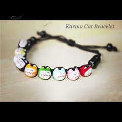 Friendship cat karma bracelet