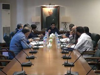 CM Sindh SYED MURAD ALI SHAH presides over a meeting on Causes of Fire... (05- Dec- 2016)