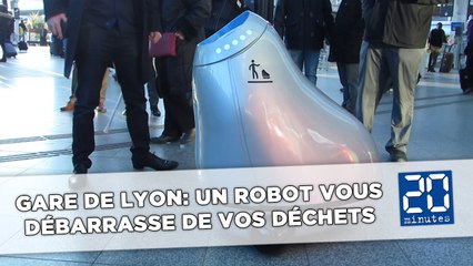 Gare de Lyon: Un robot s'occupe de vos détritus