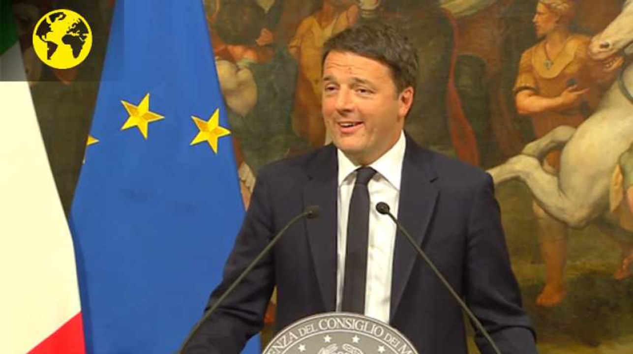 Matteo Renzi : "J'ai voulu éliminer trop de fauteuils en politique, j'ai échoué et c'est moi qui saute"
