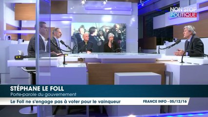 Primaire à gauche : Stéphane Le Foll soutiendra-t-il Manuel Valls ?