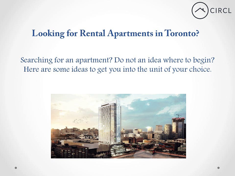 Looking for Rental Apartments in Toronto........