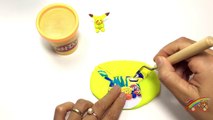 Play doh Nano ! Make Lollipop Pikachu Playdoh With Peppa Pig Toys videos 2016
