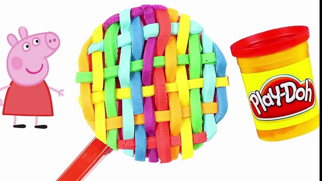 Play Doh Smiley Face with Dinosaur Fossil Stampers Fun and Creative for Kids ❃❃❃ peppa pig toys❃